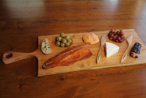 Cherry Wood Charcuterie Boards with Handle (Multiple Sizes)