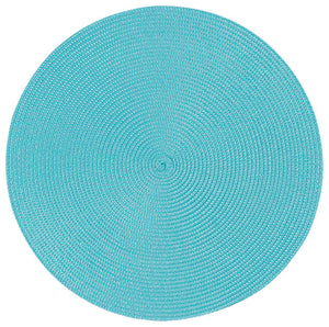 Disko Round Placemat- Turquoise