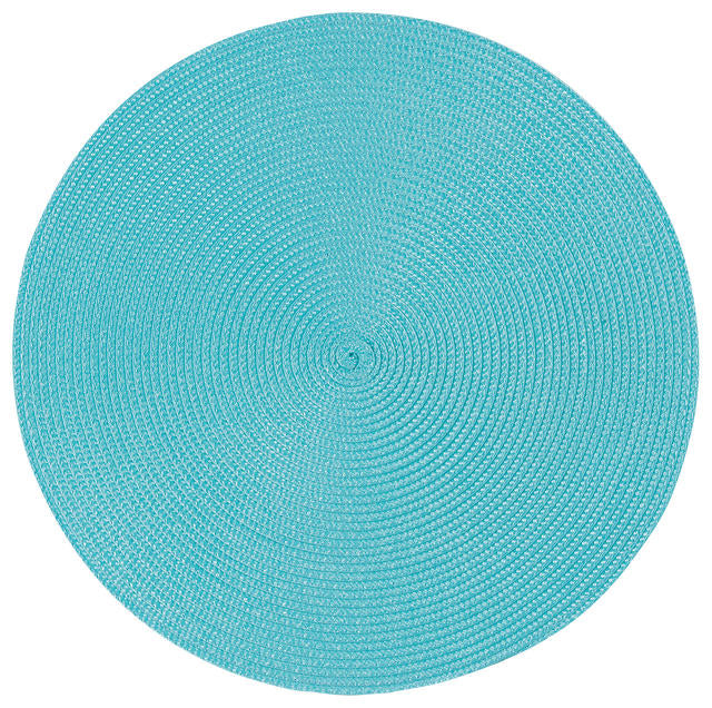 Disko Round Placemat- Turquoise