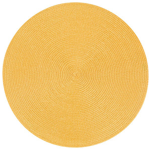Disko Round Placemat- Honey Yellow