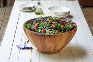Acacia Wood Extra Large Salinas Salad Bowl