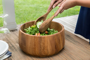 Acacia Wood Keukenhof Tulip Salad Bowl