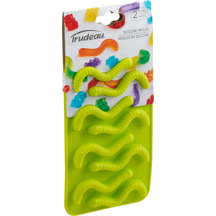 Trudeau Chocolate Molds - Gummy Worms