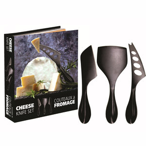 Cheese Knife Set - Black