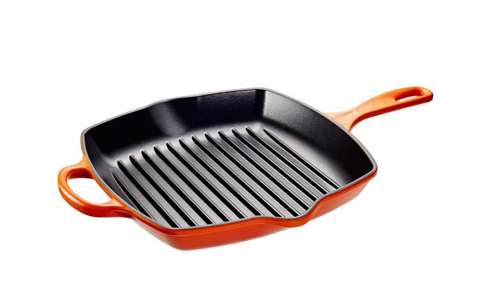 Le Creuset Square Skillet Grill- Flame