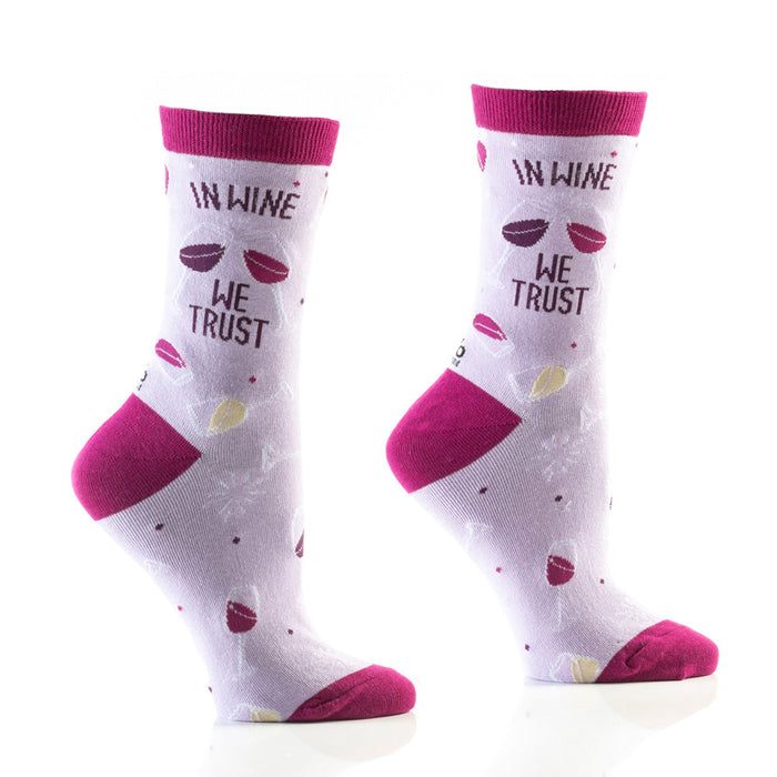 Women's Socks "In Wine We Trust"