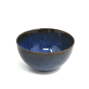 BIA Ceramic Glazed Soup Bowl, Navy