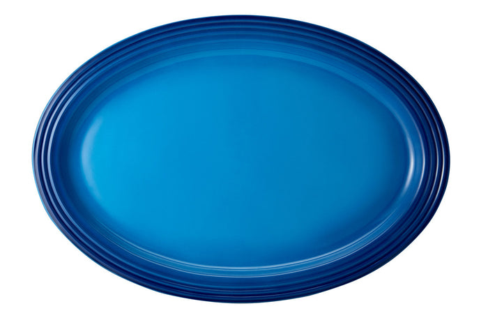 Le Creuset Oval Serving Platter- Blueberry