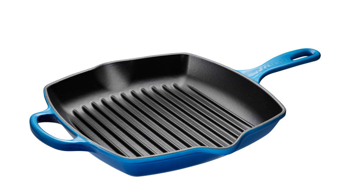 Le Creuset Square Skillet Grill- Blueberry