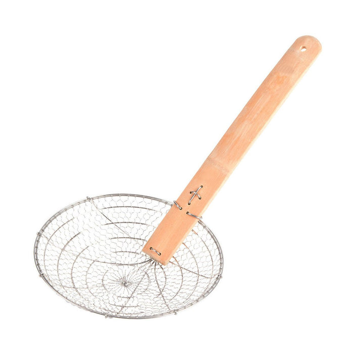 Wire Skimmer with Bamboo Handle (Multiple Sizes)