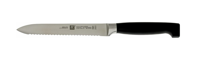 ZWILLING Four Star 5" Serrated Utility Knife