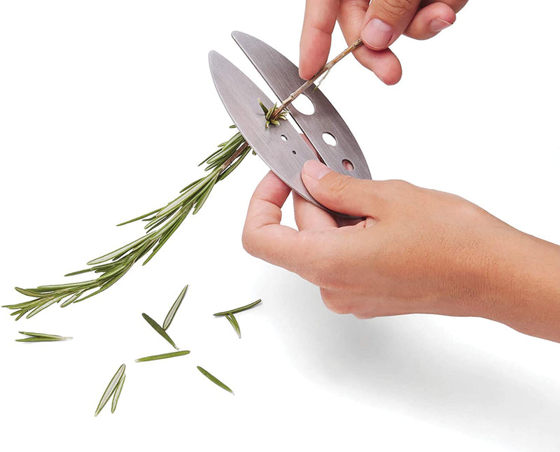 Hesroicy Stainless Steel Herb Stripper Tool, Herb Leaf Cilantro