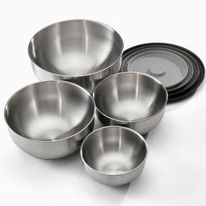 Joseph Joseph Stainless Mixing Bowl Set of 4 With Lids