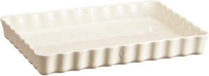 Emile Henry Rectangular Tart Dish- Argile (Cream)
