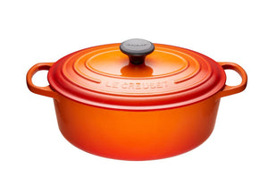 Le Creuset Oval French Oven- Flame (Multiple Sizes)