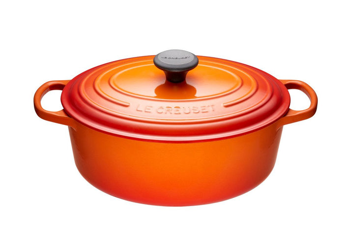 Le Creuset Oval French Oven- Flame (Multiple Sizes)