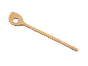 Pointed Wood Spoon with Hole