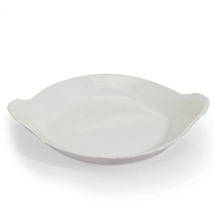 BIA Ceramic Au Gratin Round Baker - White