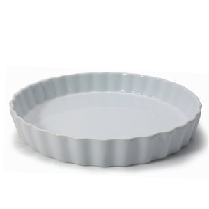 BIA Ceramic Quiche Dish - White