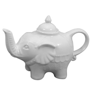 BIA Ceramic Elephant Teapot - White