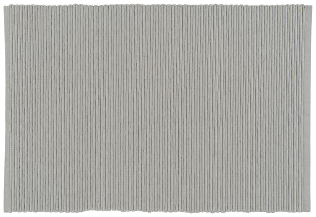 Spectrum Rectangular Cotton Placemat- Cobblestone Grey