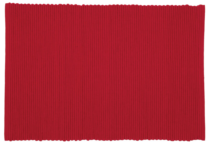 Spectrum Rectangular Cotton Placemat- Red