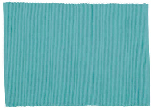 Spectrum Rectangular Cotton Placemat- Turquoise