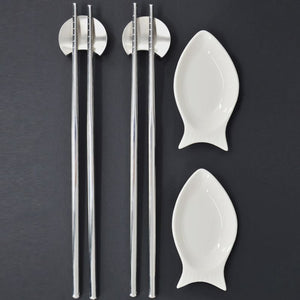 BIA Chopstick Set Stainless Steel