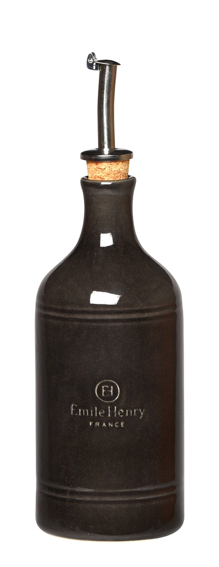 Emile Henry Oil Bottles- Fusain (Charcoal)
