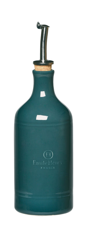 Emile Henry Oil Bottles- Feu Doux (Blue Grey)
