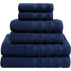 Portifino Bathroom Towels - Marine Blue