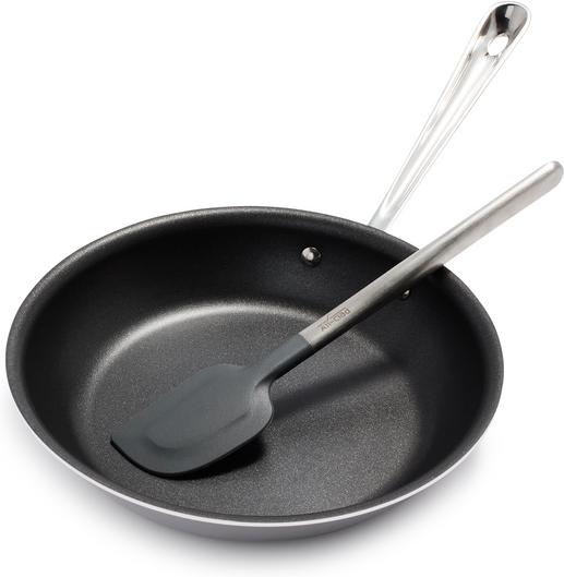 All Clad Fry Pan 10" Non Stick with spatula