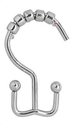 Dual Shower Curtain and Liner Hooks - Annex (Multiple Finishes)