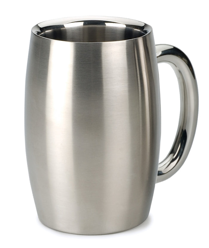 RSVP Double Wall Stainless Beer Mug