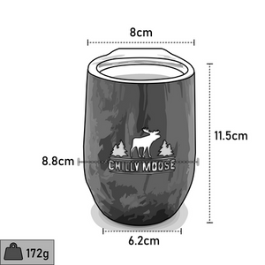 Chilly Moose Boathouse Tumbler 12oz - Midnight