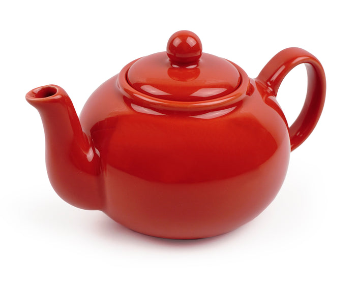 RSVP Small Classic Teapot, Red