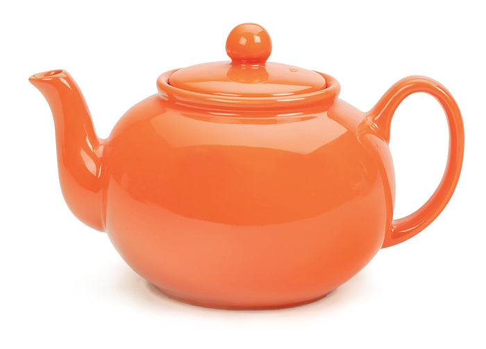 RSVP Classic Teapot, Orange