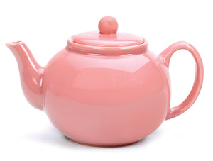 RSVP Classic Teapot, Pink