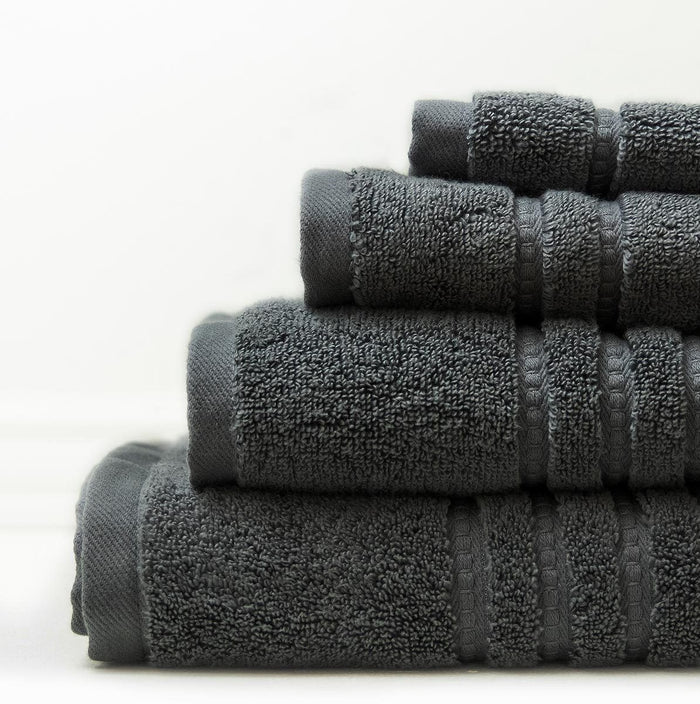 Portifino Bath Towels - Charcoal