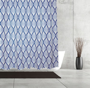 Fabric Shower Curtain - Deco Leaf
