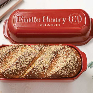 Emile Henry Large Loaf Bakers- Grand Cru (Red)