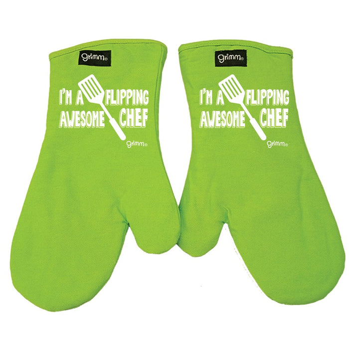 Fun Oven Mitt Set - Flipping Awesome