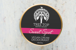 Tree Top Bath & Body Sweet Spot Vegan Cream Deodorant