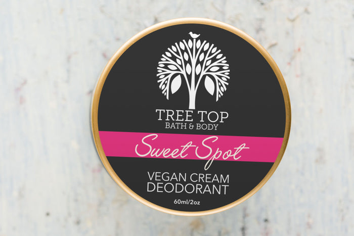 Tree Top Bath & Body Sweet Spot Vegan Cream Deodorant