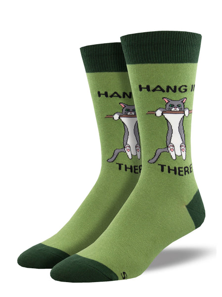 Men's Socks "Hang in There"
