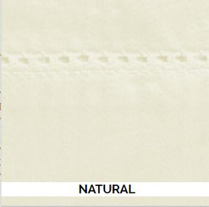 Daniadown Egyptian Cotton Pillowcase Set - Natural