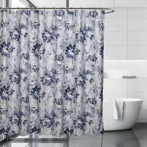 Fabric Shower Curtain - Noya Blue