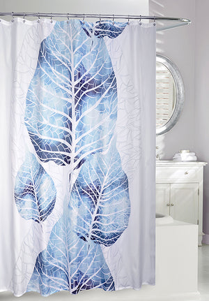 Fabric Shower Curtain- Ocala Blue