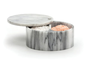 RSVP Marble Salt Bowl with Swivel Top