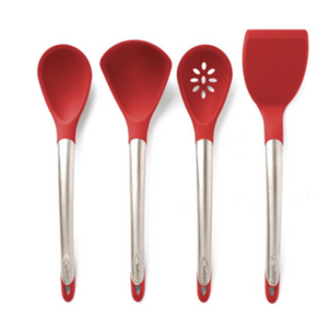 Cuisipro Silicone Tool Set of 4- Red